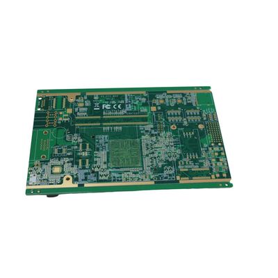 High Density Interconnect PCB Board met 0,04 mm lijnbreedte 0,3 mm BGA pitch en 540x620 mm Board Size voor industriële controle