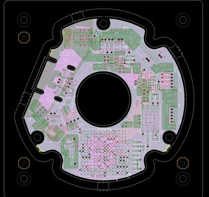 Multilayer PCB-bord met 0,15 mm achterboor voor de vervaardiging