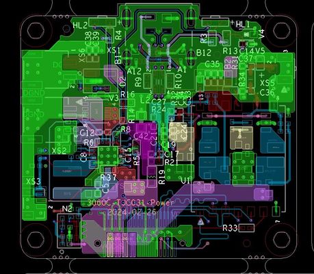 2-48 Layer Precision Multilayer PCB Board met 20 1 aspect ratio